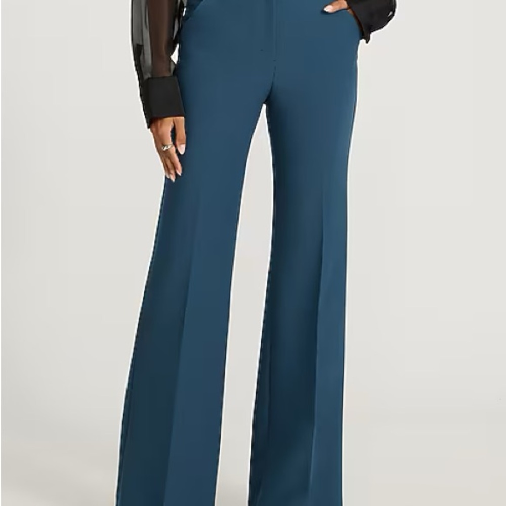 Express Editor Studio High Rise Flare Pants - Picture 2 of 3